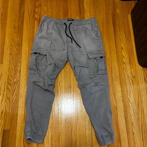 Bluenotes Men's Charcoal Cargo Pants